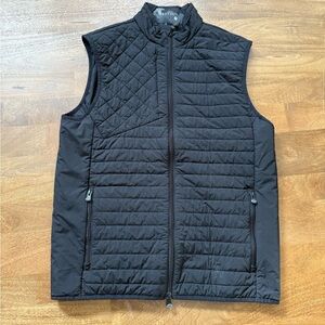 Greyson Black Quilted Vest